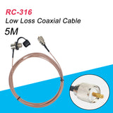 NAGOYA Low Loss Coaxial Cable PL-259 Connect for Mobile Car Radio