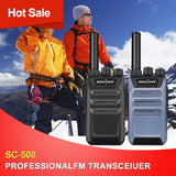 Walkie Talkie 16 Channels Pair of Handheld Two Way Radio Socotran SC-508