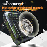 Walkie talkie UHF 400-470MHz Wireless two way intercom amplifier Remote Speaker Microphone TF Card Bluetooth-compatible