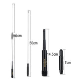 Quad Band Antenna for Mobile Radio UHF/VHF 144/245/350/435MHz SOCOTRAN SAT-770RB