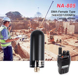 100% Original NAGOYA NA-805 Short Antenna for 144/430/1200MHz Two Way Radio