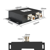 Coaxial 1 to 2 Way Power Splitter Walkie talkie VHF 136-174MHz 50W N-Female Connector