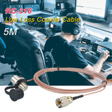 NAGOYA Low Loss Coaxial Cable PL-259 Connect for Mobile Car Radio