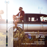 Original Nagoya Mobile Radio Antenna SP-45 Dual Band 2.15/5dBi High Gain Antenna