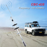 Mobile Radio Antenna CBC-435 UHF VHF 145/435MHz 120W PL-259 Connector