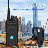 Bluetooth Walkie Talkie 5W H10Plus with Wireless Bluetooth Headset -SOCOTRAN