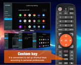 GTMEDIA 10Bit Satellite Receiver, GT Combo Android 9.0 TV BOX 2GB RAM 16GB ROM Quad Core 3D 4K Ultra 4K Dual WiFi 2.4/5 GHz Smart TV BOX DVB-S2X/T2/C