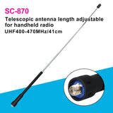 Telescopic Antenna Dual Band 144/430MHz -SOCOTRAN