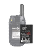 Li-ion Battery 1500mAh Compatible with SOCOTRAN SC-R40 Walkie Talkies