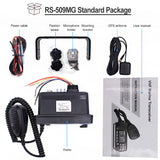VHF Marine Radio Transceiver 25W IPX7 Waterproof Mobile Boat Radio Station RS-509M
