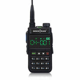 SOCOTRAN UV-5118 Walkie Talkie Full Band Two Way Radio 108-660MHz Marine Radio Police Scanner Copy Frequency NOAA VOX Hidden LCD