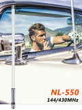 NAGOYA NL-550 VHF UHF 144mhz /430mhz Dual Band 200W 3.0dBi High Gain Fiberglass Antenna