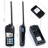 VHF Marine Radio Transceiver RS-35M IP67 Waterproof Marine Walkie Talkie -SOCOTRAN