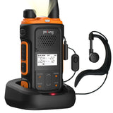 Baofeng + SOCOTRAN Walkie Talkies UV12 Walkie Talkie Long Range Mini Two-way FM Radio Walkie-talkies VOX PTT Portable Radio ht for Hunting Fishing Hotel