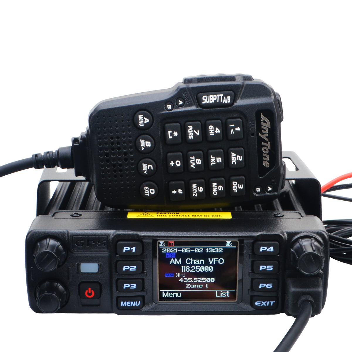 Air Band VHF UHF DMR Analog Walkie Talkie AES256 Encryption Bluetooth ...