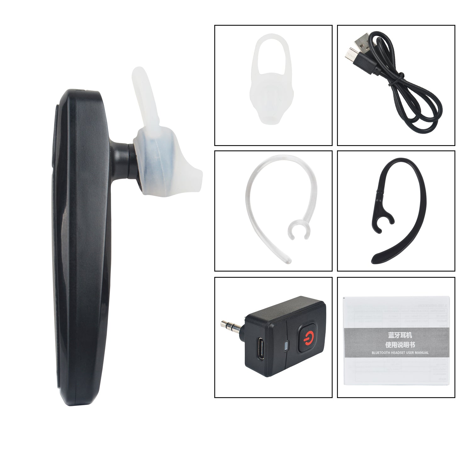 Walkie Talkies Wireless Bluetooth Earpiece Hands-free K Plug For Walki –  SOCOTRAN Professional TWO WAY RADIO