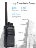 SOCOTRAN WH-218 Walkies Talkie UHF 400-470MHz 16CH Portable Professional Radio Communication
