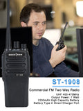 SOCOTRAN ST-1908 Commercial FM Two Way Radio UHF 7W 16CH 2200mAh Walkie Talkie