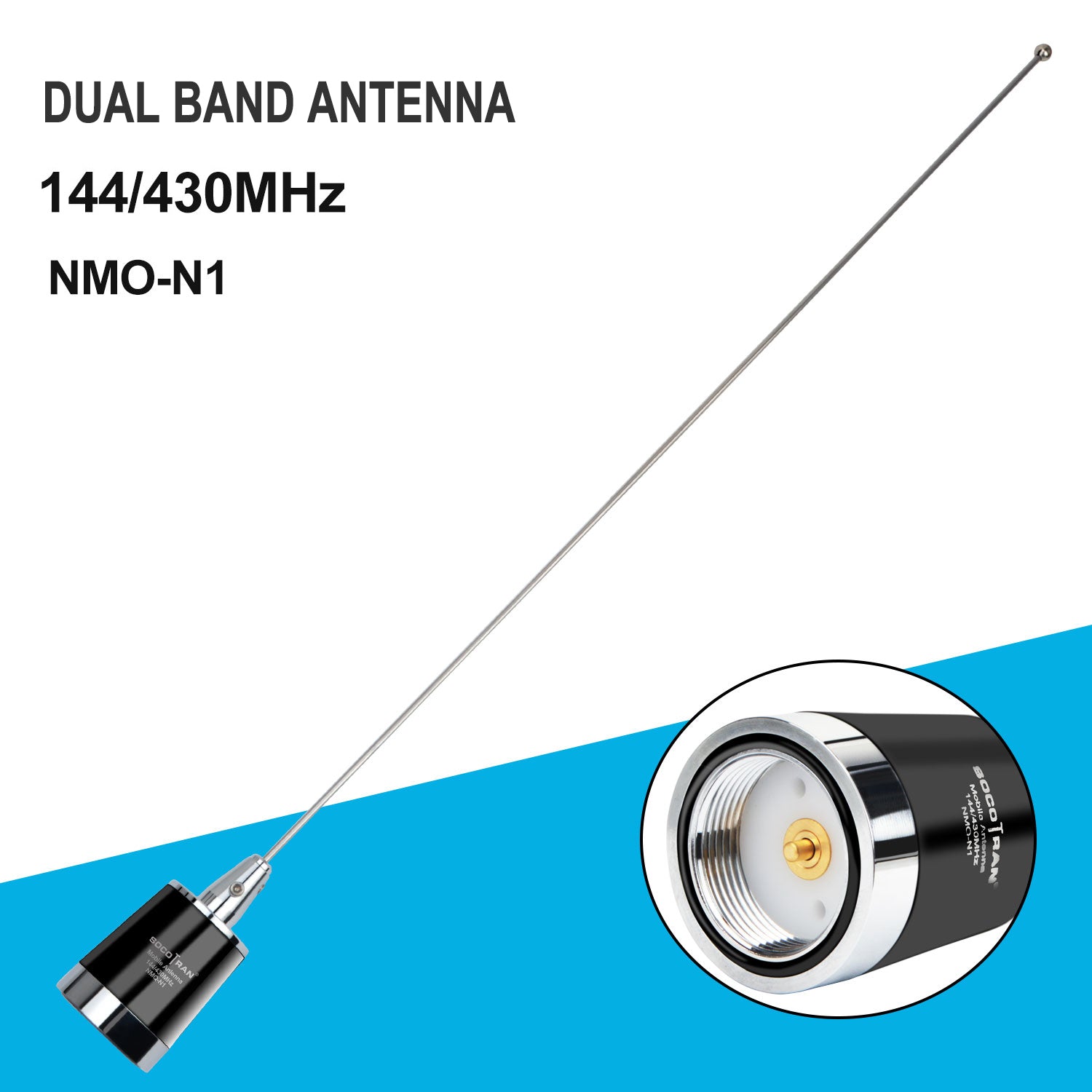 NMO Dual Band Antenna for Mobile Radio -NMO-N1 – SOCOTRAN Professional TWO  WAY RADIO