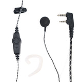 Kenwood Headset 2 Pin K Plug Earpiece for Two Way Radio