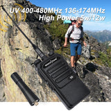 Walkie Talkie XJ-X5 High Power 12w Handheld Ham Radio -SOCOTRAN