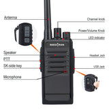SOCOTRAN WH-218 Walkies Talkie UHF 400-470MHz 16CH Portable Professional Radio Communication