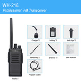 SOCOTRAN WH-218 Walkies Talkie UHF 400-470MHz 16CH Portable Professional Radio Communication