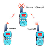 Walkie Talkies R8 License Free for Kids with Monitor VOX DCM Function SOCOTRAN