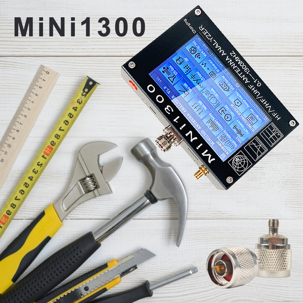 New Upgrade Mini1300 0.1-1300MHz HF VHF UHF ANT SWR Antenna Analyzer 4 –  SOCOTRAN Professional TWO WAY RADIO