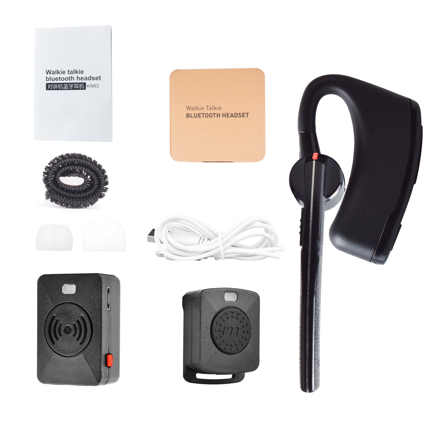 HB4 Bluetooth-Compatible Walkie Talkie with Wireless Earpiece - Herda Radio