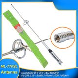 Original NAGOYA Antenna NL-770SL High Gain 2.15/3.0dBi Dual Band UHF/VHF 144/430MHz