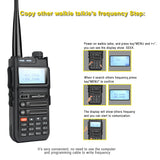 Walkie Talkie UV-5F PLUS Automatic Scan Wireless Copy Frquency Dual Band Two Way Radios -SOCOTRAN