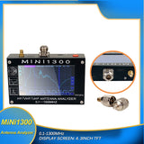 SOCOTRAN Mini1300 Antenna Analyzer Frequency 0.1-1300MHz Meter Tester HF/VHF/UHF ANT SWR