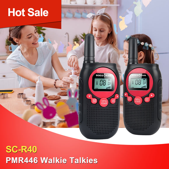 PMR446 Walkie Talkies Toy SC-R40 for Kids Two Way Radio-SOCOTRAN