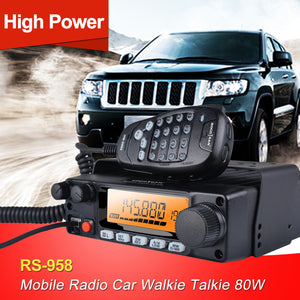 SOCOTRAN RS-958 Mobile Car Radio Transceiver 80W High Power Walkie Talkie