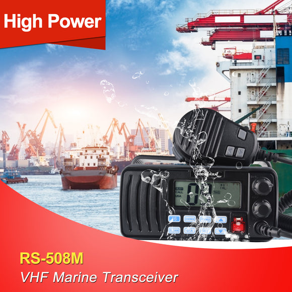 SOCOTRAN RS-508M 25W Marine Radio VHF Band Walkie talkie Sea Float Ham Transceiver