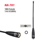 Original Nagoya Antenna NA-701 SMA-M Male For Baofeng Two Way Radio UV-3R TH-UVF9 TH-UV3R KG-UV6D