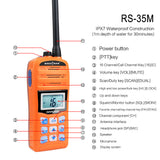 GMDSS VHF Marine Walkie Talkie IPX7 Handheld 2-WAY RADIO Transceiver