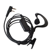 K plug earpiece with mic for walkie talkies two way radio