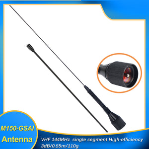 M150 GSAI Antenna VHF 144MHz 3.5dBi PL259 Connector for Mobile Car Radio