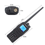 Digital walkie talkie DM-1701 DMR Two Way Radio Tier 2 Dual Time Slot Dual Band Ham Radio-SOCOTRAN