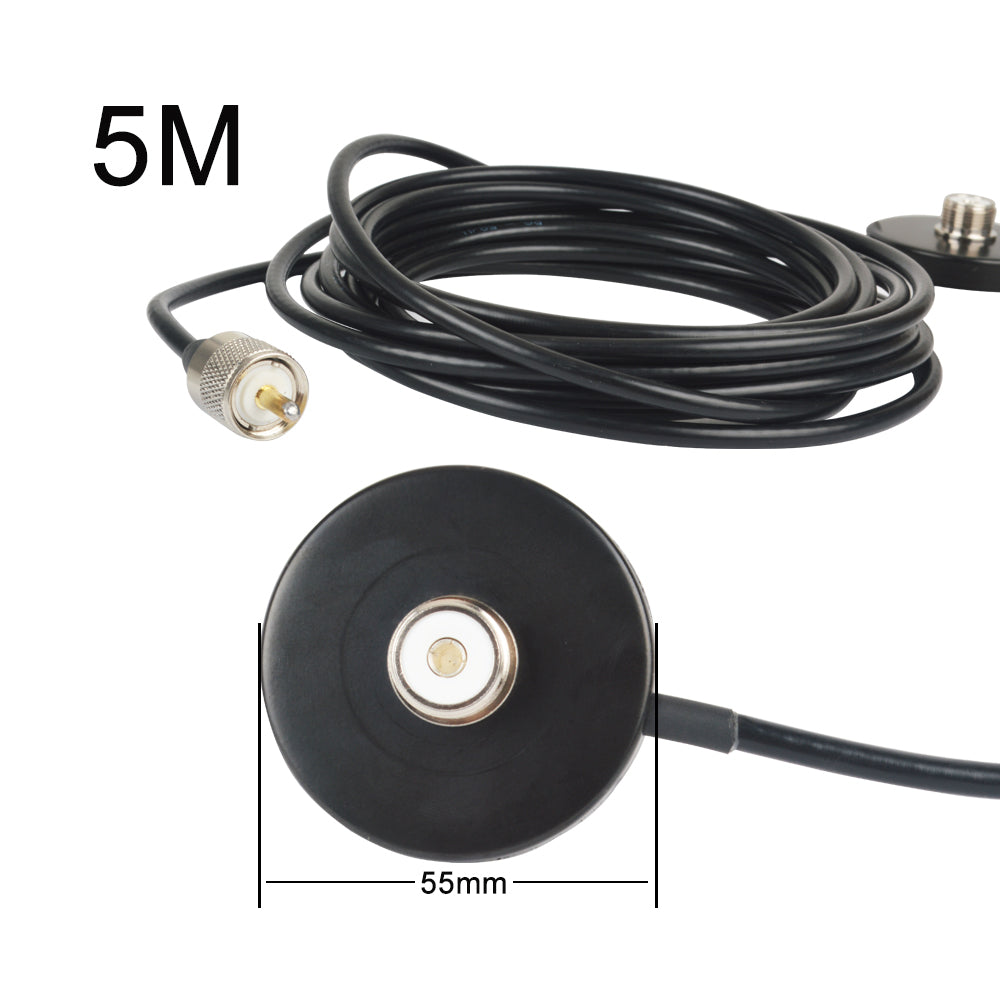 Magnetic Base RG-58U for Walkie Talkie Car Radio Antenna