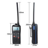 RS-38M Marine Transceiver VHF Band GPS Two Way Radio IPX7 Waterproof Walkie Talkie