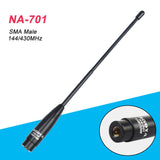 Original Nagoya Antenna NA-701 SMA-M Male For Baofeng Two Way Radio UV-3R TH-UVF9 TH-UV3R KG-UV6D