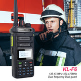 SOCOTRAN KL-F6 Walkie Talkie 12W High Power Dual Band Two Way Ham Radio