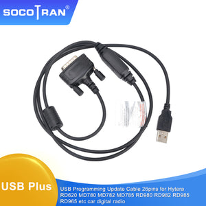 USB Programming Cable 26 Pins Update for Digital Ham Radio -SOCOTRAN