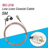 NAGOYA Low Loss Coaxial Cable PL-259 Connect for Mobile Car Radio