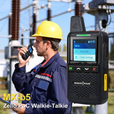 Zello Radio Poc Walkie Talkie Mobile Phone 4G Network Handheld Transceiver GPS Bluetooth-compatible Dual Sim Card Phone