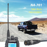 Original Nagoya Antenna NA-701 SMA-M Male For Baofeng Two Way Radio UV-3R TH-UVF9 TH-UV3R KG-UV6D