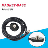 Magnetic Base RG-58U for Walkie Talkie Car Radio Antenna